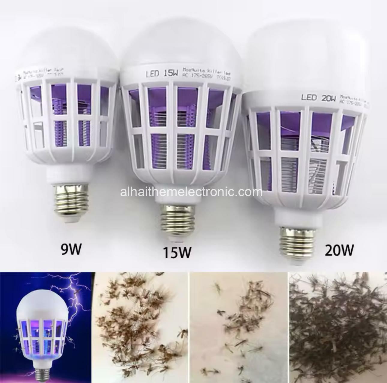 لمبات كهرباء مع صاعق بعوض و حشرات Mosquito Killer lamp - الصورة 2