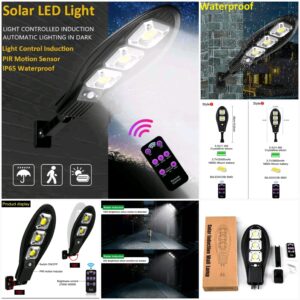 لمبات انارة الشوارع والمزارع والاحواش بحساس للحركة solar street light