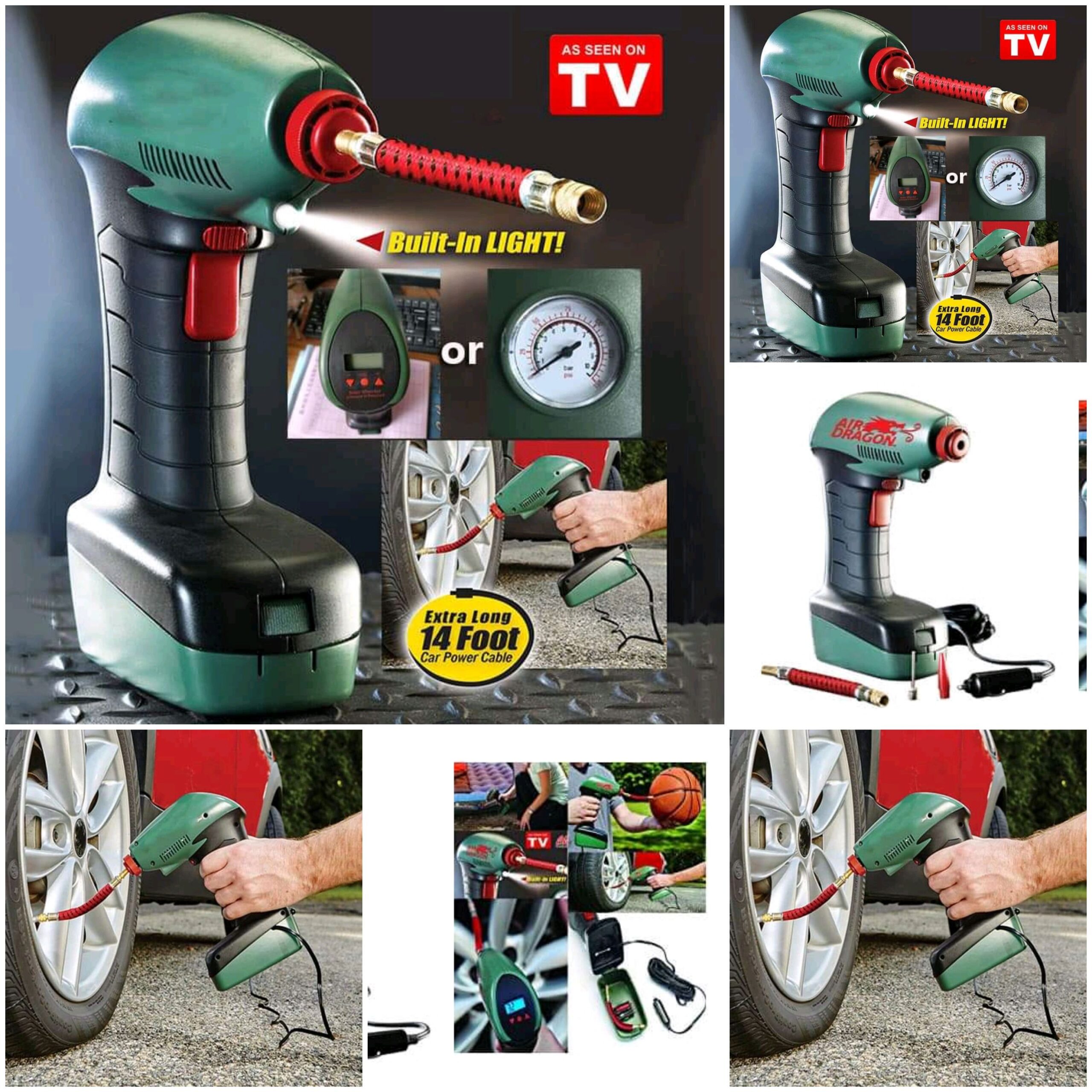 بمب (ماطور) تعبئة الاطارات 12v