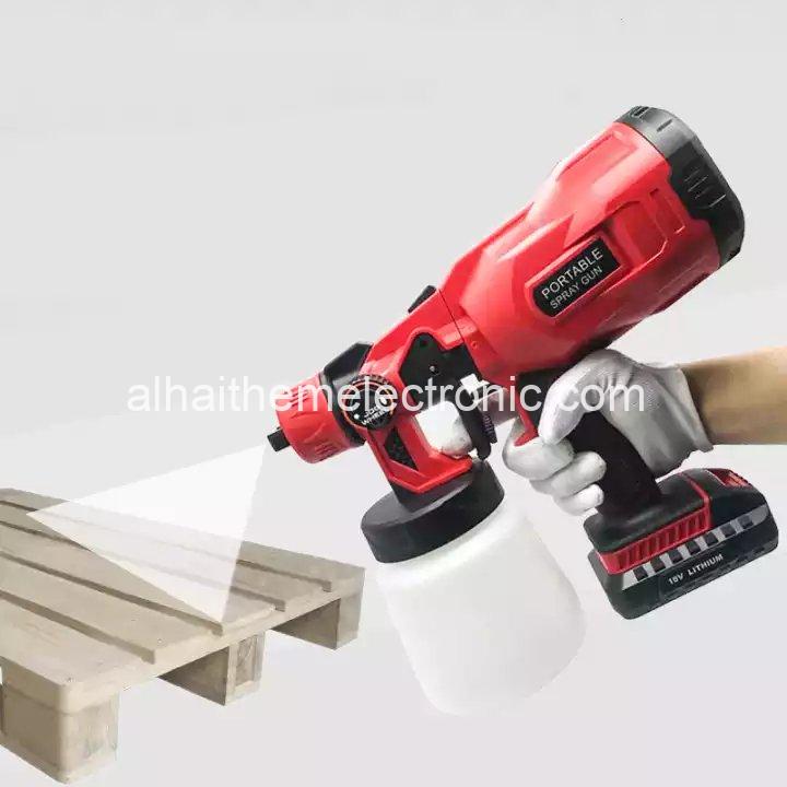 مسدس رش الرنج الطلاء قابل للشحن الشكل الجديد - الصورة 2