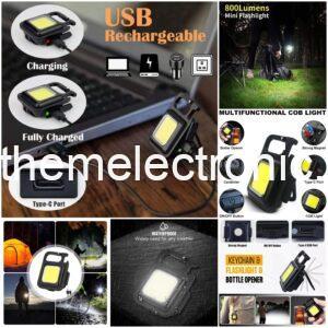 ميدالية مع كشاف متعدد الاستخدام قابل للشحن Rechargeable Torch