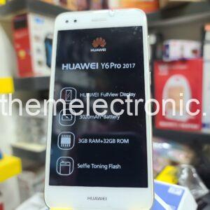 تلفون هواوي Y6 PRO شريحتين نظامين بنفس الوقت 32GB رام 3GB شبه جديد باللواصق
