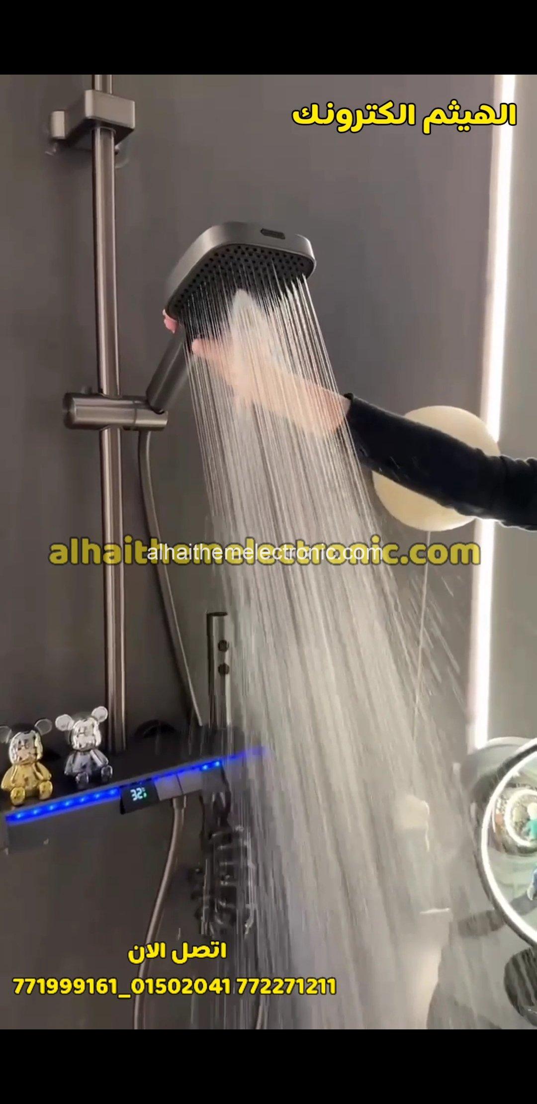 دوش استحمام فاخر محاكي للمطر - الصورة 3