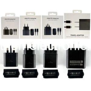 شواحن سامسونج مع الوصلة تايب سي Samsung charger and cable