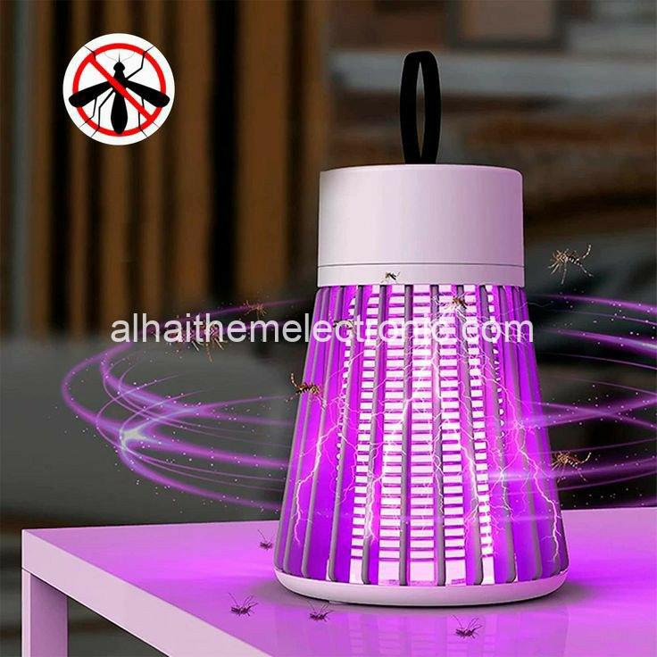 لمبة ابجورة صاعق بعوض قابلة للشحن Mosquito Killer lamp - الصورة 3
