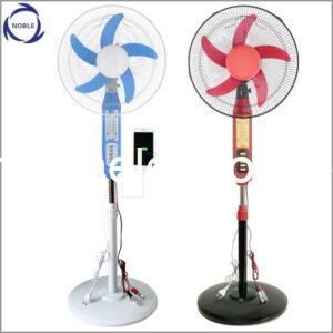 مراوح عمودي نظامين طاقة شمسية و كهرباء 16 انش 12V/220V Fan