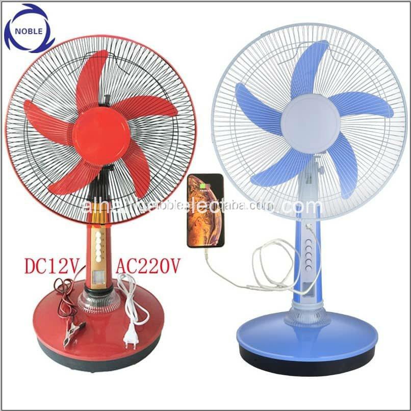 مراوح جلاس نظامين طاقة شمسية و كهرباء 12V/220V Fan ١٦ انش